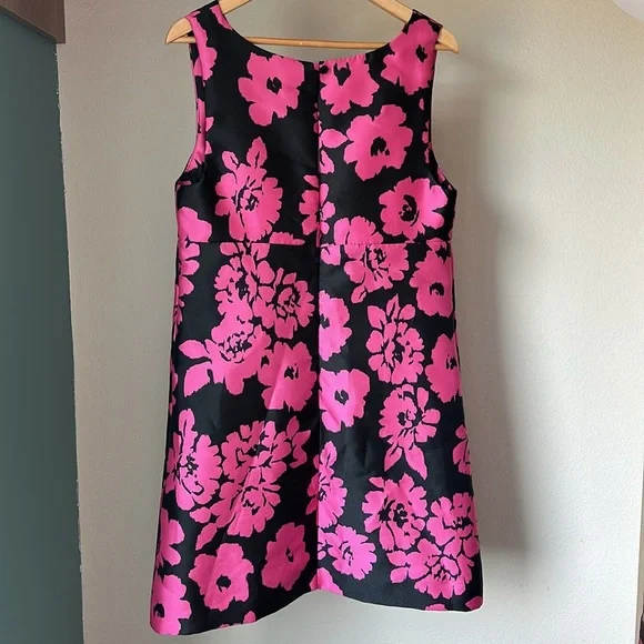 Milly Pink Floral Sleeveless Mini Dress Cocktail Party Wedding size 14 - Picture 4 of 8
